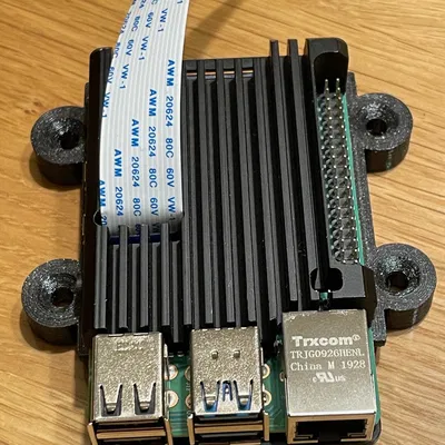 Giá treo tường cho vỏ nhôm Raspberry Pi 4