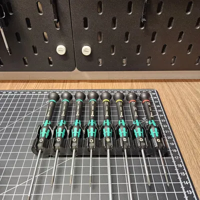 Giá Đỡ Skadis Cho Tua Vít Wera Kraftform x8