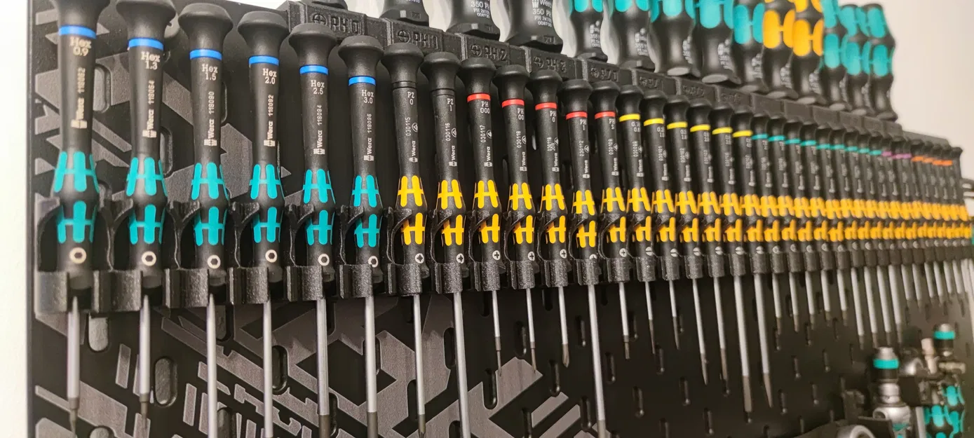 Giá đỡ Skadis cho Tua vít Wera Kraftform Micro - Image 1