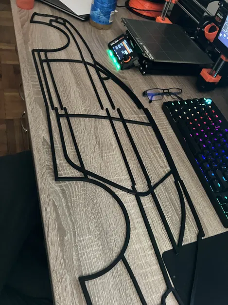 Tranh nghệ thuậtAudi A4 Avant Silhouette - Image 1