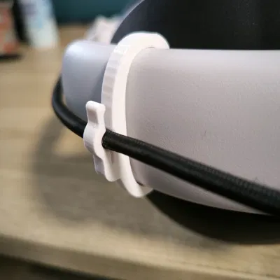 Kẹp Dây USB-C Meta Quest 3 Cho Dây Đeo Đầu KIWI Comfort