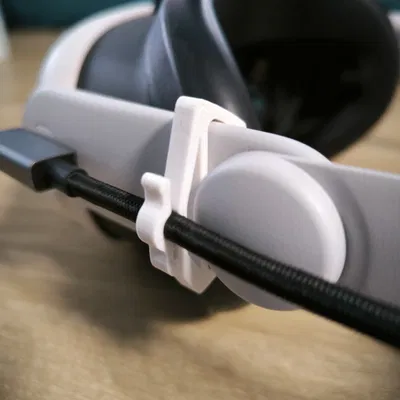 Kẹp Dây USB-C Meta Quest 3 Cho Dây Đeo Đầu KIWI Comfort