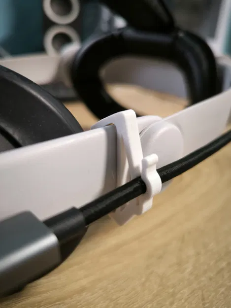 Kẹp Dây USB-C Meta Quest 3 Cho Dây Đeo Đầu KIWI Comfort - Image 6