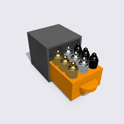 Hộp Đựng Đầu Phun Nhỏ Gọn