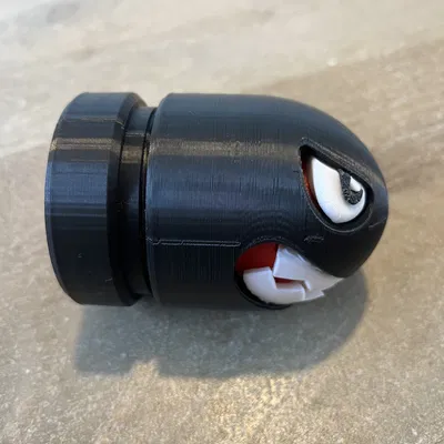 Chốt đỏ gắn đèn cho Bullet Bill đã sửa