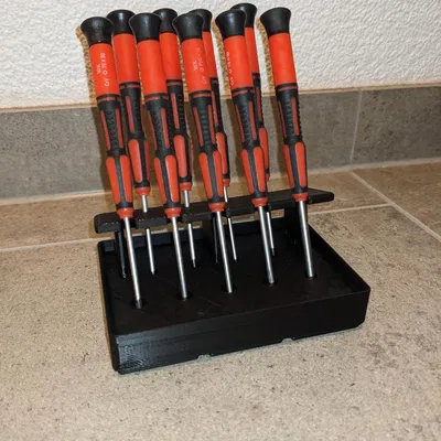 Kệ Tua Vít Gridfinity Phiên Bản Ngắn Hơn