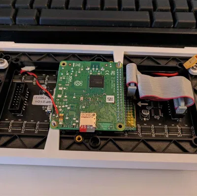 Vỏ Màn Hình LED 64x32 Có Chỗ Gắn Raspberry Pi