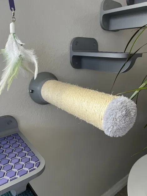 Chỗ Gắn Trụ Cào Móng Cho Mèo Lên Tường - Image 1