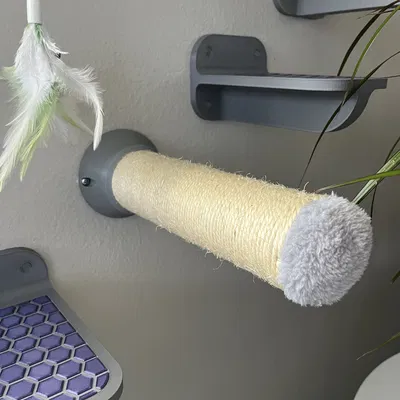 Chỗ Gắn Trụ Cào Móng Cho Mèo Lên Tường