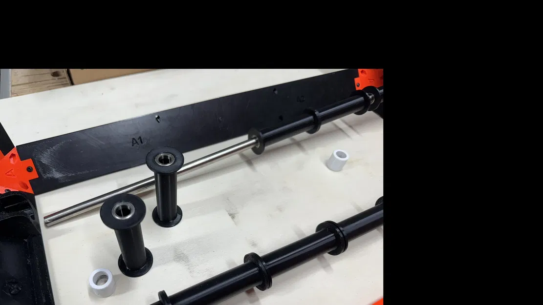 Giá đỡ cuộn dây in kèm vòng bi, đựng được 6 cuộn - Image 3