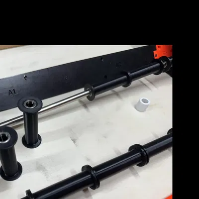 Giá đỡ cuộn dây in kèm vòng bi, đựng được 6 cuộn