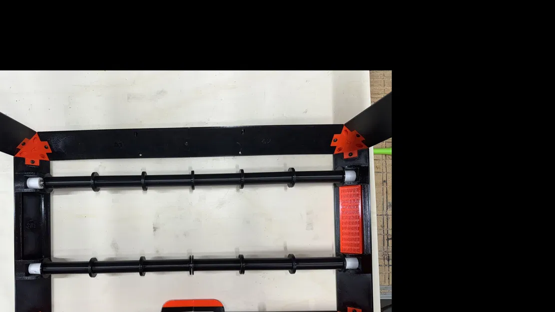 Giá đỡ cuộn dây in kèm vòng bi, đựng được 6 cuộn - Image 4