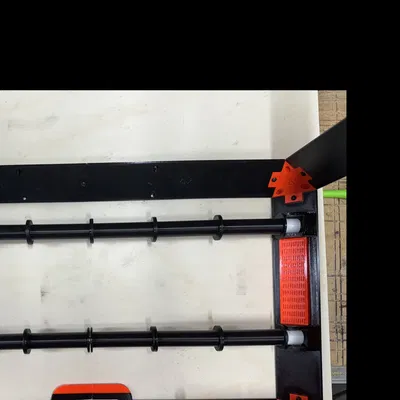 Giá đỡ cuộn dây in kèm vòng bi, đựng được 6 cuộn