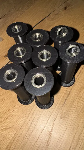 Giá đỡ cuộn dây in kèm vòng bi, đựng được 6 cuộn - Image 8