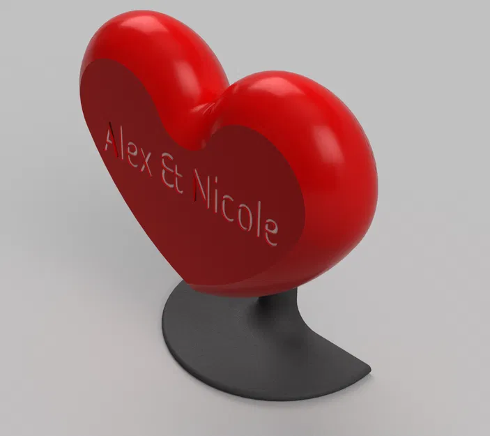 Trái Tim 3D Tùy Chỉnh - Image 2