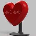 Trái Tim 3D Tùy Chỉnh - Thumbnail 6