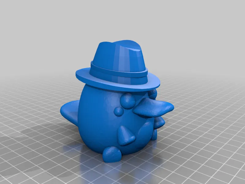 Vịt mỏ vịt đội mũ - Image 1