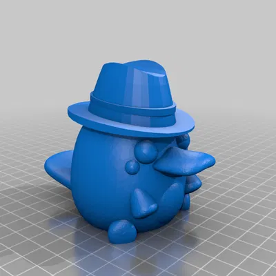 Vịt mỏ vịt đội mũ