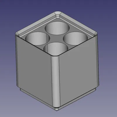 Giá đỡ vape Elfbar Gridfinity (freecad)