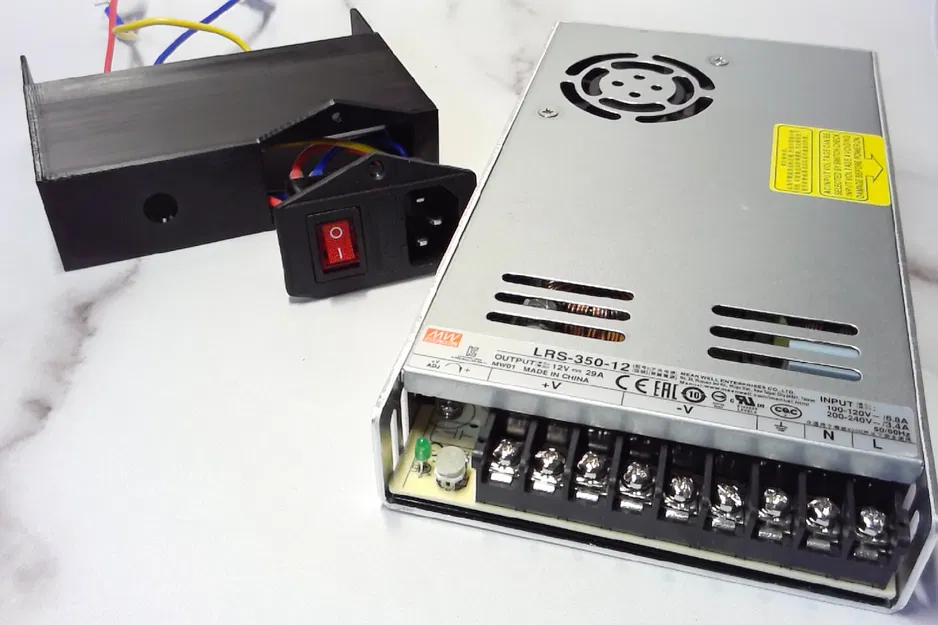 Cover ổ cắm nguồn Meanwell LRS-350 - Image 3