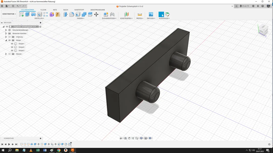 Miếng lót ghế bập bênh bằng mút, loại kéo dài - Image 2