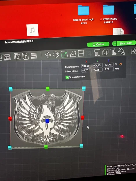Huy hiệu Black Clover Đại Bàng Bạc - Image 2