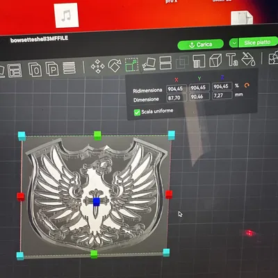 Huy hiệu Black Clover Đại Bàng Bạc