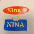 Thẻ Tên Nina - Thumbnail 1