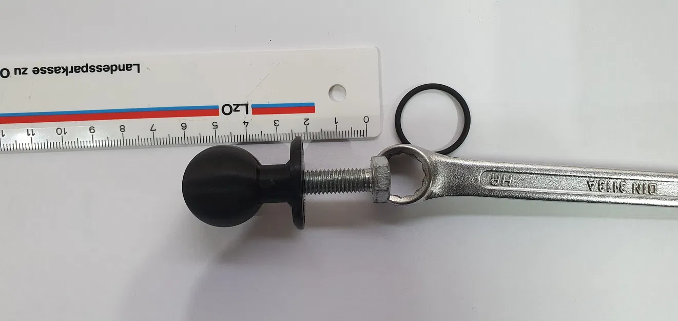 Đế Gắn RAM Mount FJR1300, Đĩa, Đai Ốc O-Ring, 8mm - Image 7