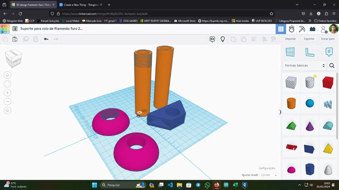 Giá đỡ Cuộn Filamento cho Thanh nhôm 20x20 - Image 7