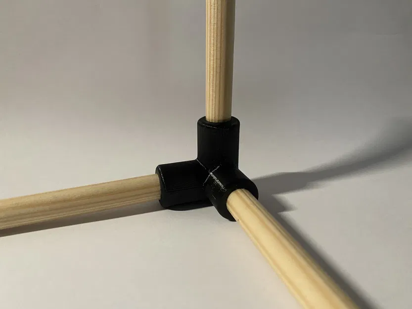 Khớp nối ống 3 chiều, đường kính 12mm, góc 90° - Image 1