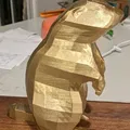 Mô hình sóc chuột low-poly (woodchuck, Marmota monax) - Thumbnail 1