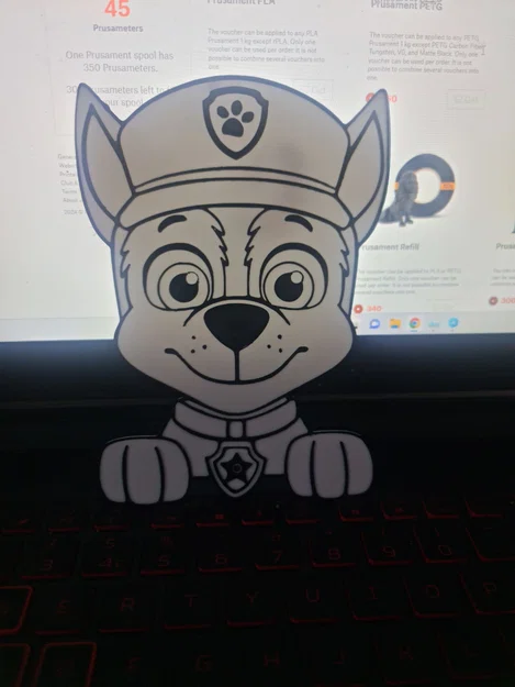 Hình bóng Chase trong Paw Patrol - Image 1