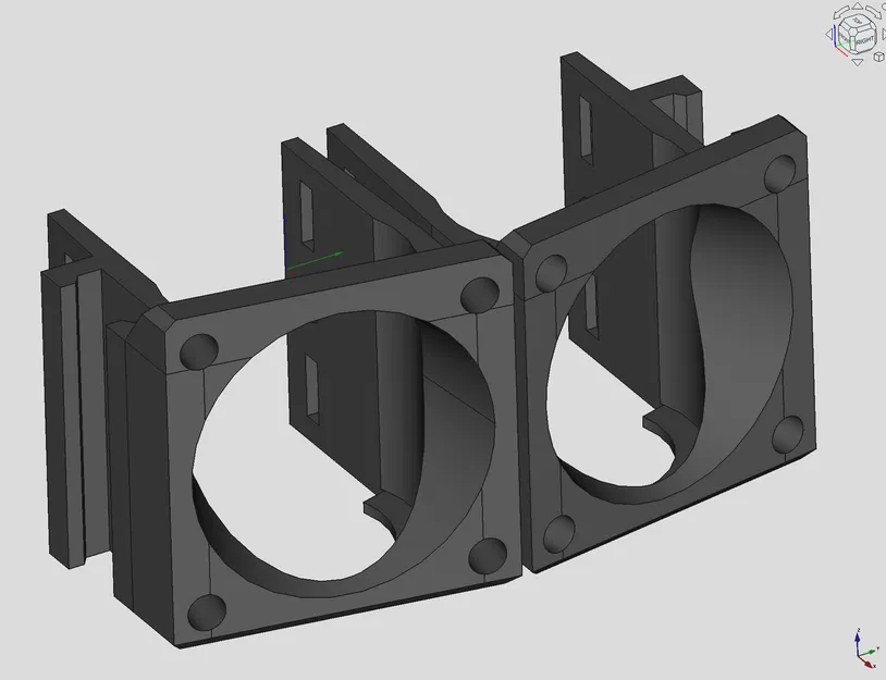 Kẹp quạt tùy chỉnh Angled E3D Revo - Image 1