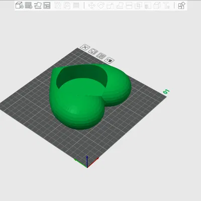 Chậu Trồng Cây Hình Trái Tim Đơn Giản