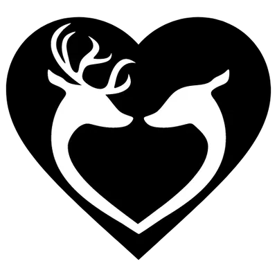 Móc Khóa / Trang Trí Hình Con Hươu Valentine