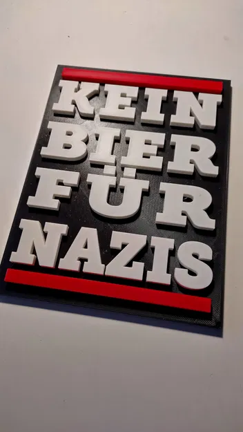 Tấm bảng "Không có bia cho Đức Quốc xã" - Kein Bier für Nazis - Image 1