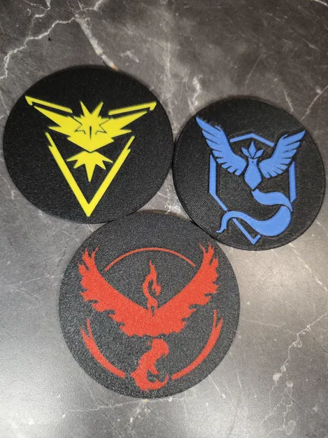 Đế Lót Cốc Pokemon Team Instinct, Valor, Mystic - Image 1