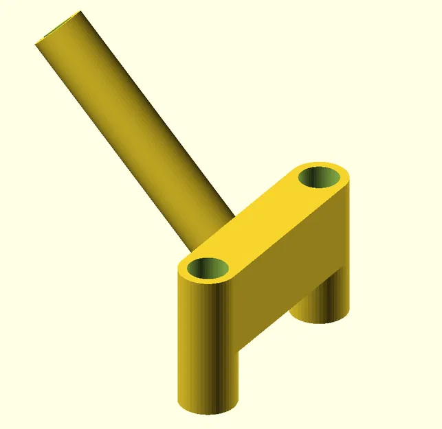 Giá đỡ ăng-ten DJI O3 cho khung Rotoroma Buddy - Tùy chỉnh hoàn toàn - OpenSCAD - Image 1