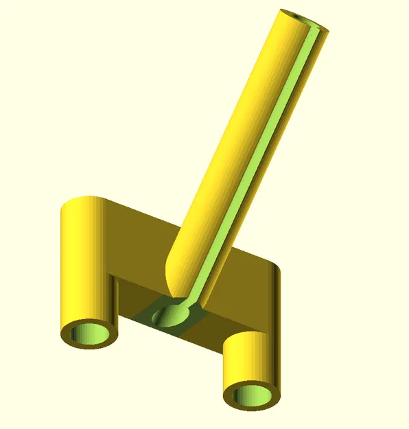 Giá đỡ ăng-ten DJI O3 cho khung Rotoroma Buddy - Tùy chỉnh hoàn toàn - OpenSCAD - Image 2