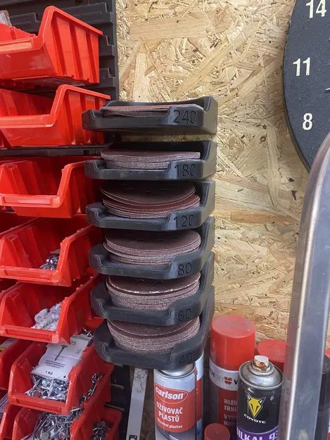 Giá đỡ giấy nhám 125mm - Image 1