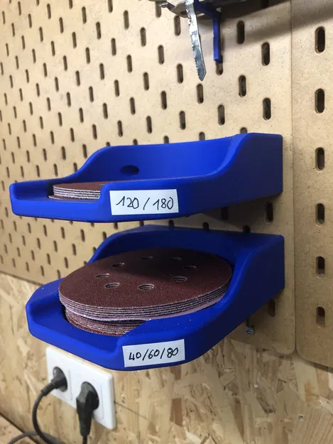 Kẹp Giữ Giấy Nhám 125mm Cho Skadis - Image 2