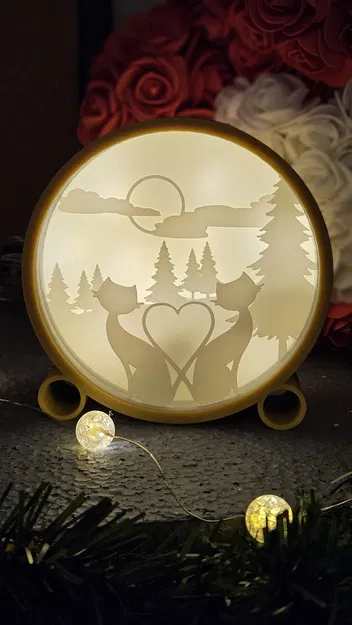 Đèn Hộp Shadowbox Nhiều Lớp - Image 1