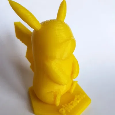 Mô Hình 3D Pikachu Ngồi