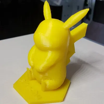 Mô Hình 3D Pikachu Ngồi
