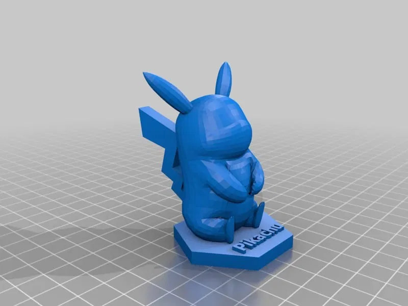 Mô Hình 3D Pikachu Ngồi - Image 4