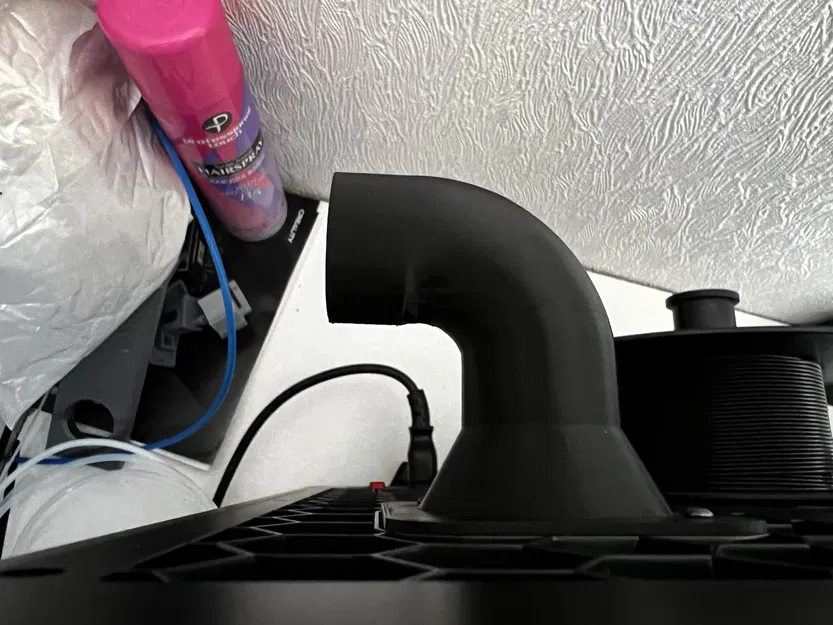 Pát Nối Ống Thông Hơi Sau Creality K1 38mm - Image 2