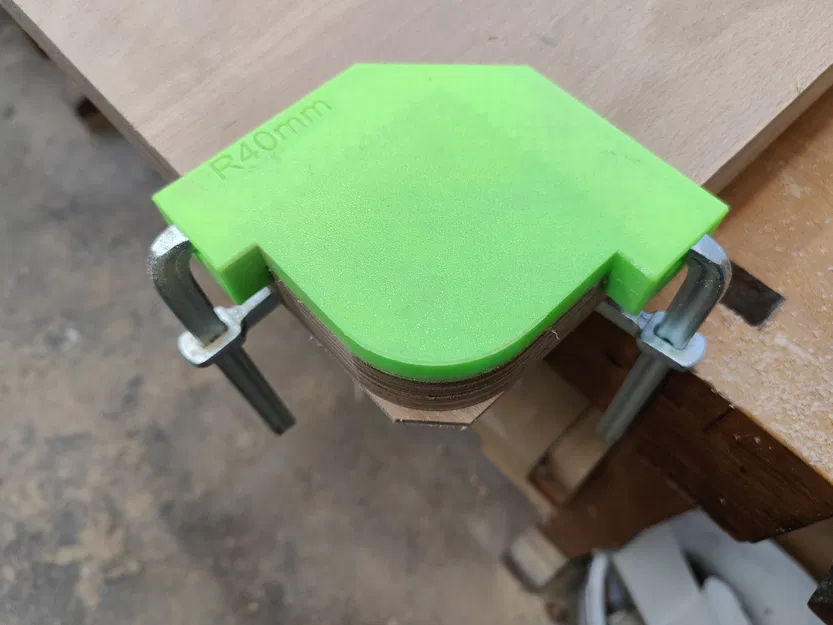 Khuôn Bo Góc Router 40mm + 20mm + Đế Gắn Tường - Image 3