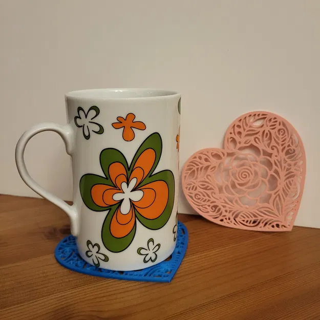 Trái tim với hoa, nhiều kiểu và loại - Image 3