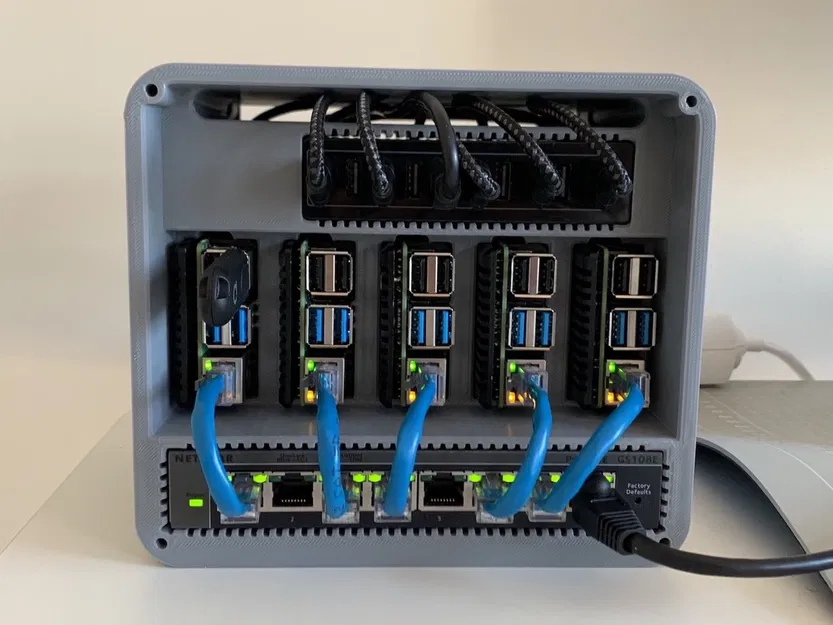 Vỏ cho Cụm Raspberry Pi 4 - Image 1